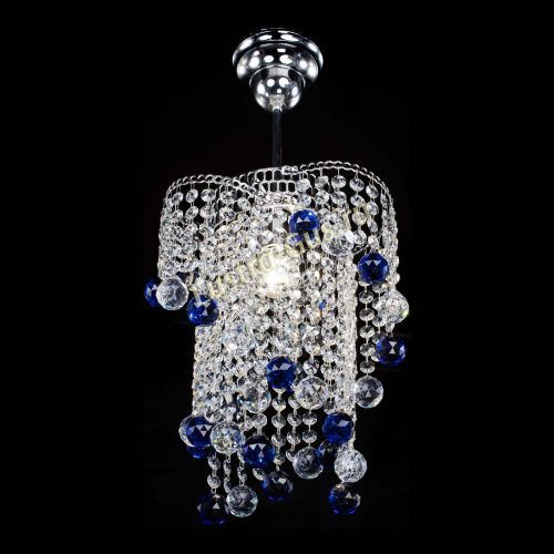 Люстра Вектор №4 синяя в Кирове Гусь Хрустальный