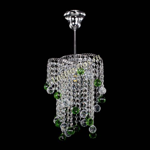 Люстра Вектор №4 зеленая в Кирове Гусь Хрустальный