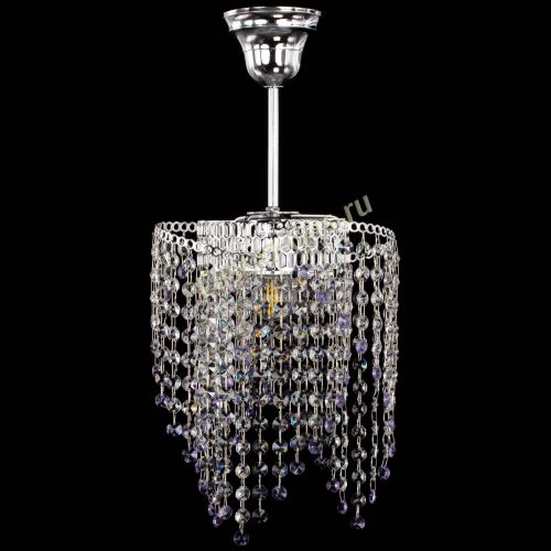 Люстра Вектор №5 фиолетовая в Кирове Гусь Хрустальный