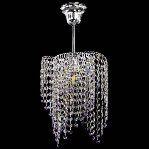 Люстра Вектор №5 фиолетовая в Кирове Гусь Хрустальный