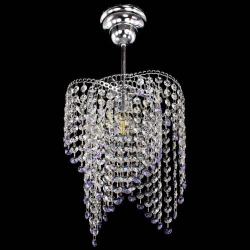 Люстра Вектор №5 фиолетовая в Кирове Гусь Хрустальный