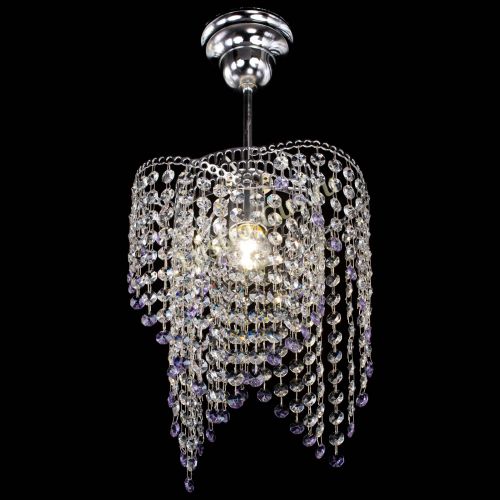 Люстра Вектор №5 фиолетовая в Кирове Гусь Хрустальный