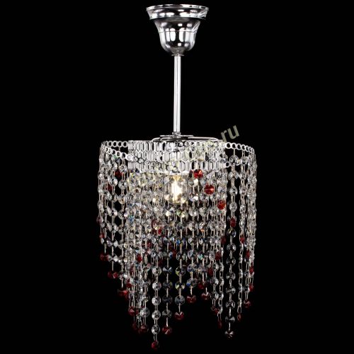 Люстра Вектор №5 красная в Кирове Гусь Хрустальный