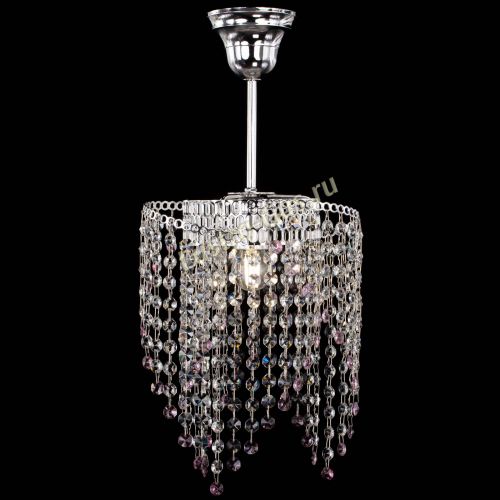 Люстра Вектор №5 розовая в Кирове Гусь Хрустальный