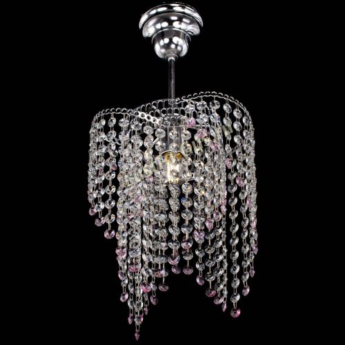 Люстра Вектор №5 розовая в Кирове Гусь Хрустальный