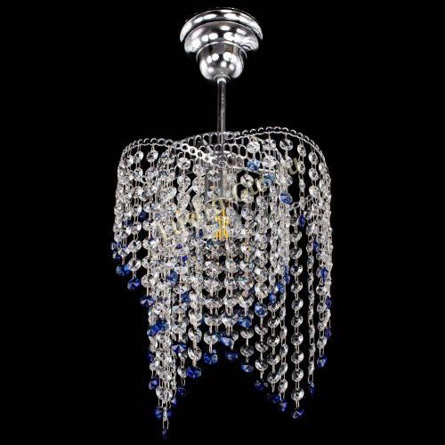 Люстра Вектор №5 синяя в Кирове Гусь Хрустальный