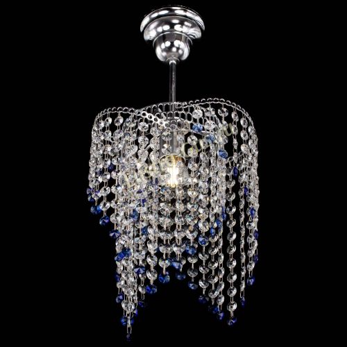 Люстра Вектор №5 синяя в Кирове Гусь Хрустальный