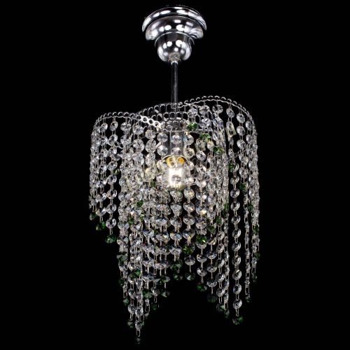 Люстра Вектор №5 зеленая в Кирове Гусь Хрустальный