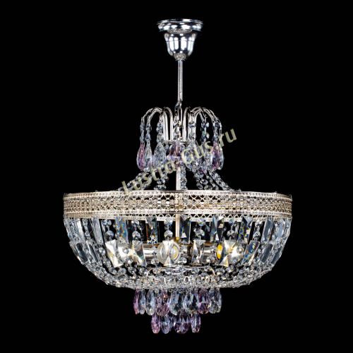 Люстра Венеция Астра №5 розовая в Кирове Гусь Хрустальный