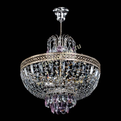 Люстра Венеция Астра №5 розовая в Кирове Гусь Хрустальный