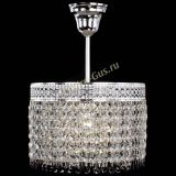 Люстра Венеция Капель №1 с подвесом Черная в Кирове