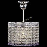 Люстра Венеция Капель №1 с подвесом Фиолетовая в Кирове