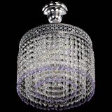 Люстра Венеция Капель №1 с подвесом Фиолетовая в Кирове