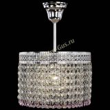 Люстра Венеция Капель №1 с подвесом Розовая в Кирове