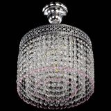 Люстра Венеция Капель №1 с подвесом Розовая в Кирове