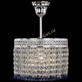 Люстра Венеция Капель №1 с подвесом Синяя в Кирове