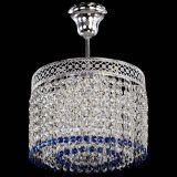 Люстра Венеция Капель №1 с подвесом Синяя в Кирове