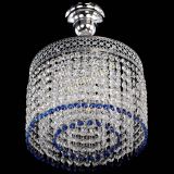 Люстра Венеция Капель №1 с подвесом Синяя в Кирове