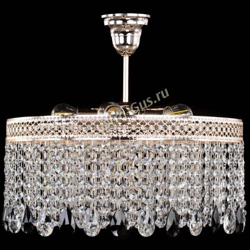 Люстра Венеция Капель журавлик черная в Кирове Гусь Хрустальный