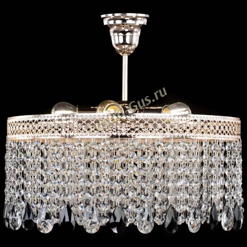 Люстра Венеция Капель журавлик черная в Кирове Гусь Хрустальный