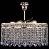 Люстра Венеция Капель журавлик фиолетовая в Кирове