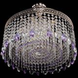 Люстра Венеция Капель журавлик фиолетовая в Кирове