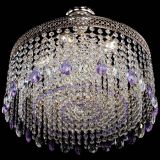 Люстра Венеция Капель журавлик фиолетовая в Кирове