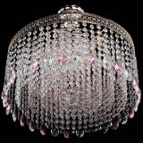 Люстра Венеция Капель журавлик розовая в Кирове