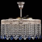 Люстра Венеция Капель журавлик синяя в Кирове