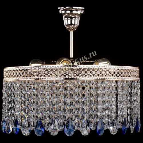 Люстра Венеция Капель журавлик синяя в Кирове Гусь Хрустальный