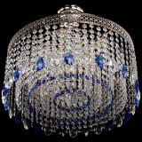 Люстра Венеция Капель журавлик синяя в Кирове