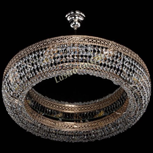 Люстра Венеция Кольцо с подвесом в Кирове Гусь Хрустальный