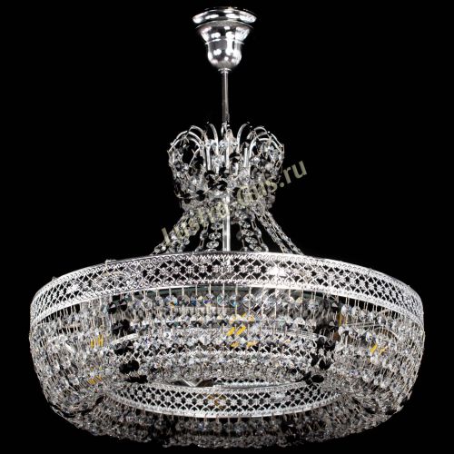 Люстра Венеция Кольцо с подвесом Черная в Кирове Гусь Хрустальный