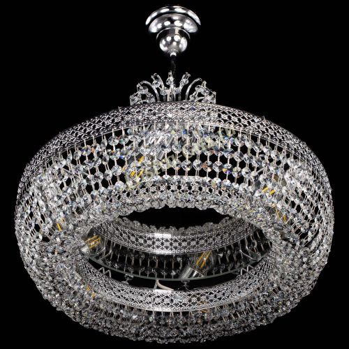 Люстра Венеция Кольцо с подвесом в Кирове Гусь Хрустальный