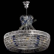 Люстра Венеция Кольцо с подвесом Синяя