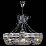 Люстра Венеция Кольцо с подвесом Синяя в Кирове