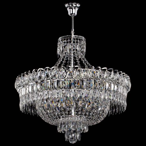 Люстра Водопад перо с подвесом в Кирове Гусь Хрустальный