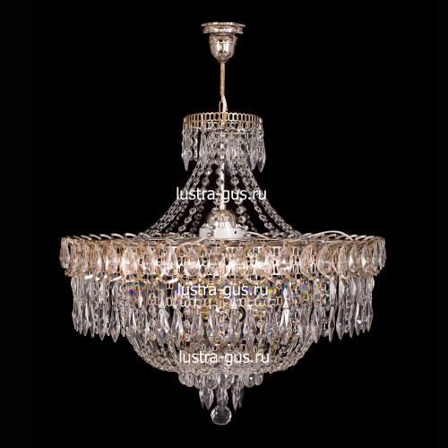 Люстра Водопад перо с подвесом в Кирове Гусь Хрустальный