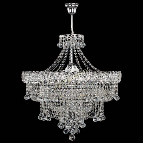 Люстра Водопад Софья с подвесом в Кирове Гусь Хрустальный