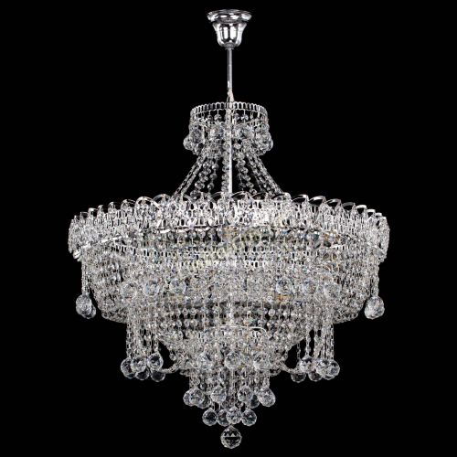 Люстра Водопад Софья с подвесом в Кирове Гусь Хрустальный