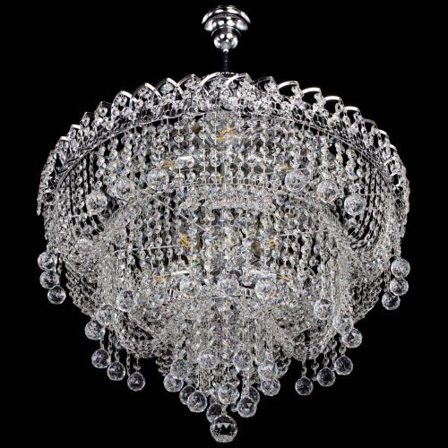 Люстра Водопад Софья с подвесом в Кирове Гусь Хрустальный