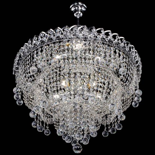 Люстра Водопад Софья с подвесом в Кирове Гусь Хрустальный