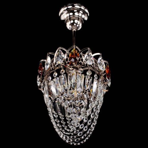 Люстра Водоворот №1 мини с подвесом чайная в Кирове Гусь Хрустальный