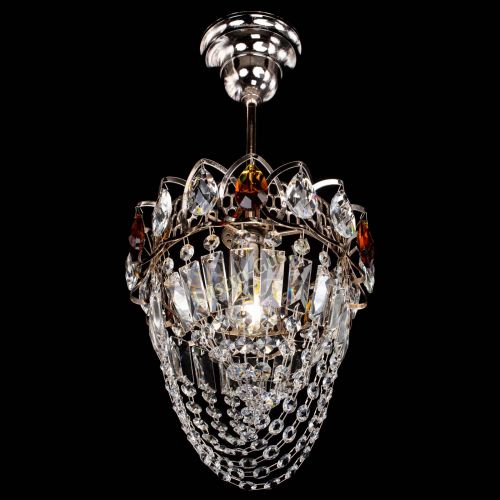 Люстра Водоворот №1 мини с подвесом чайная в Кирове Гусь Хрустальный