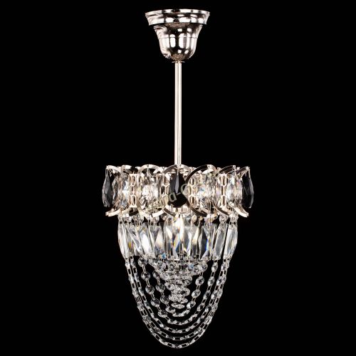 Люстра Водоворот №1 мини с подвесом черная в Кирове Гусь Хрустальный