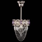 Люстра Водоворот №1 мини с подвесом фиолетовая в Кирове