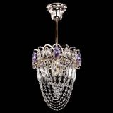 Люстра Водоворот №1 мини с подвесом фиолетовая в Кирове