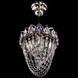 Люстра Водоворот №1 мини с подвесом фиолетовая в Кирове