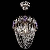 Люстра Водоворот №1 мини с подвесом фиолетовая в Кирове