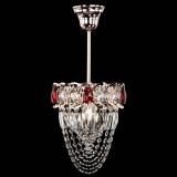 Люстра Водоворот №1 мини с подвесом красная в Кирове